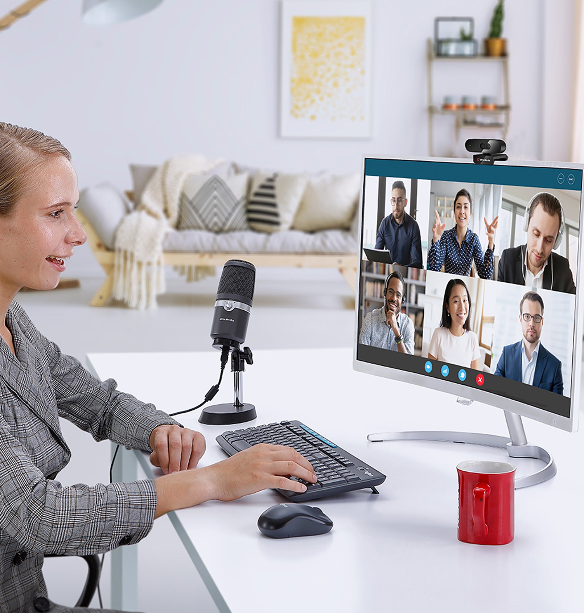 AVerMedia CAM 310P Webcam - 2 Megapixel - 30 fps - USB 2.0 - NDAA Compliant AVerMedia CAM 310P Webcam - 2 Megapixel - 30 fps - USB 2.0 - NDAA Compliant